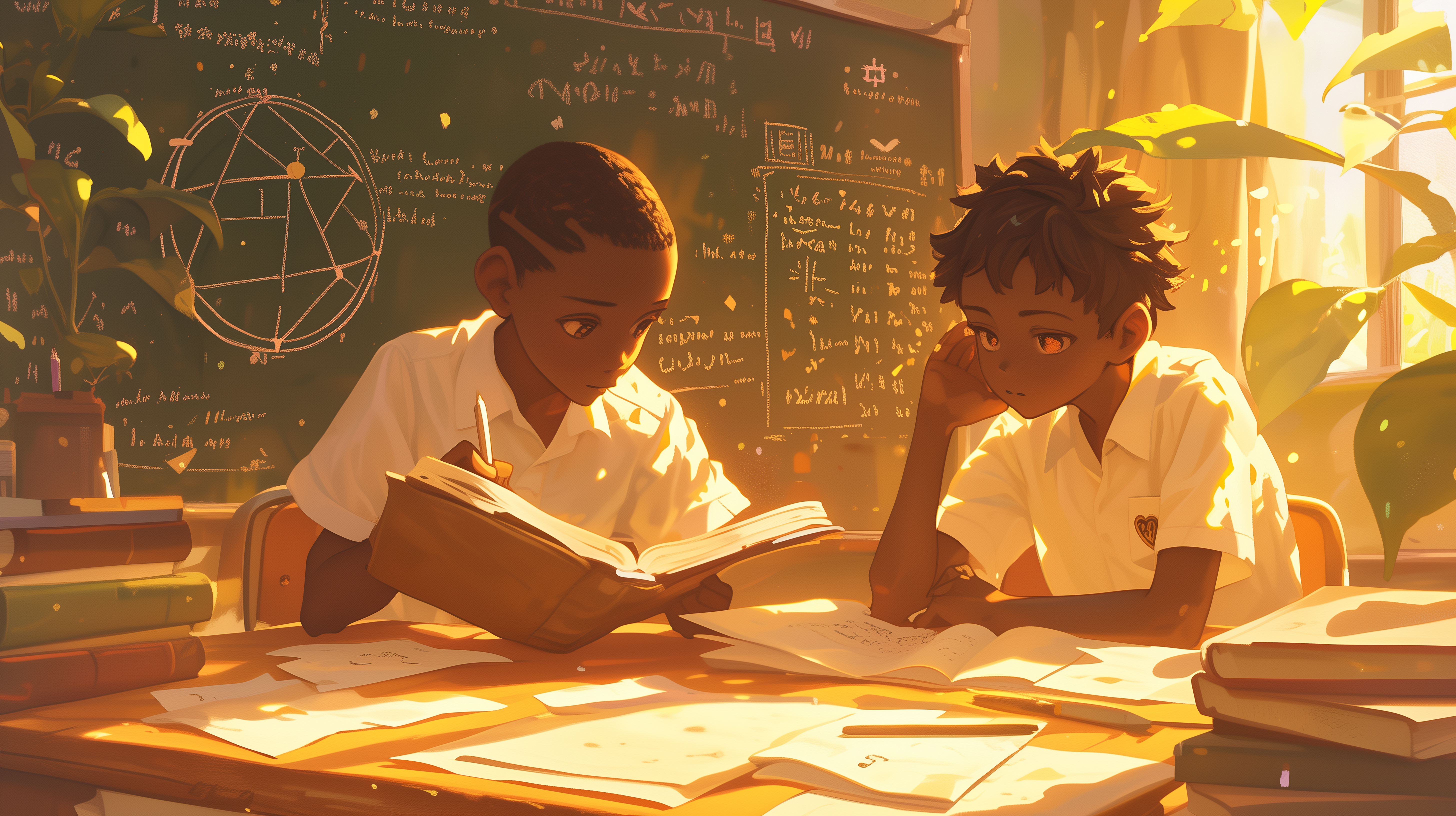 cartoon-students-math-class cartoon-students-math-class